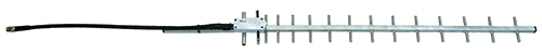 Directional wireless data 15 element Yagi, aluminium, 1.52-1.62GHz, N-type female, 125W, 14dBd – 980mm